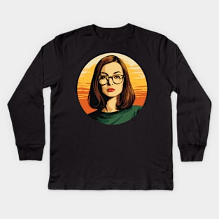 Daria Kids Long Sleeve T-Shirt